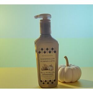 Bath & Body Works Cleansing Gel Hand Soap Marshmallow Pumpkin‎ Latte 8 oz NEW